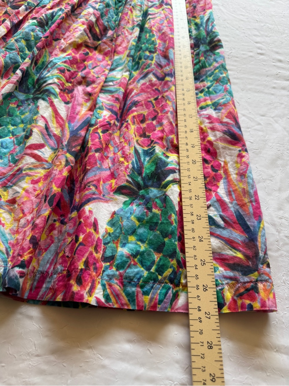 J. Crew Pineapple Skirt  13” stretch waist - Picture 10 of 10